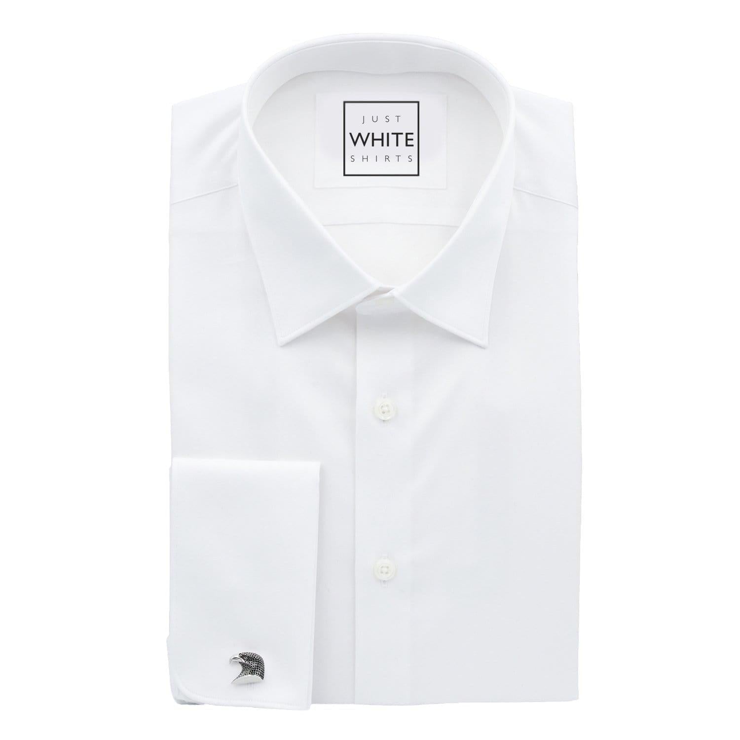 white christmas dresses White French Cuff Dress Shirts | Non-Iron Egyptian Cotton Shirt